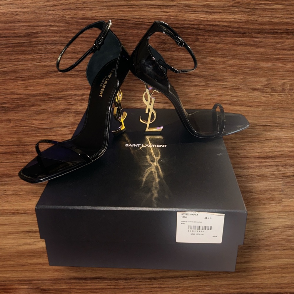 Saint Laurent Opyum sandals SIZE 40.5 - Picture 2 of 8
